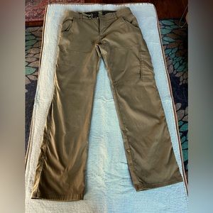 Prana stretch Zion light-weight pants, green, 30w 30l